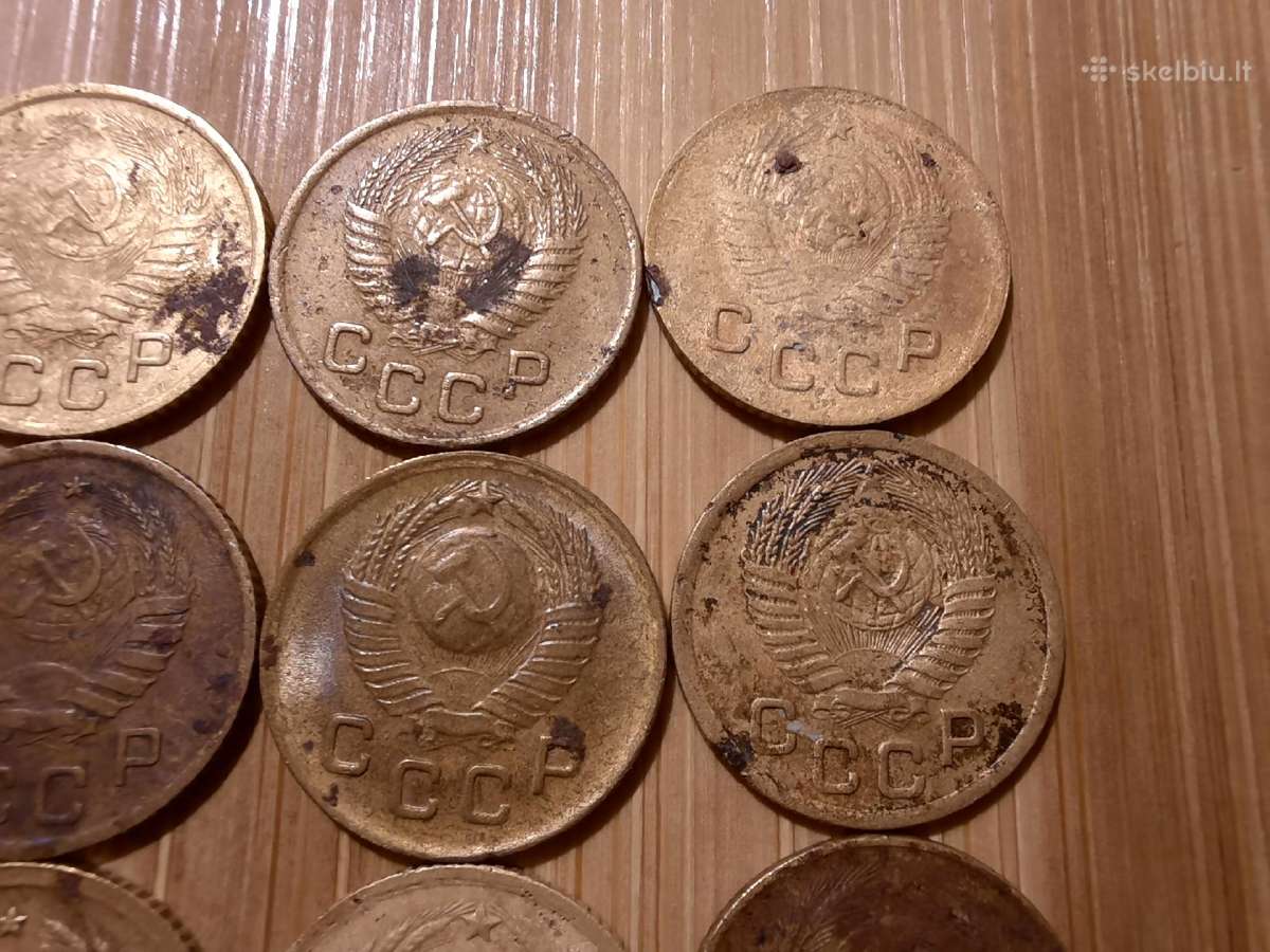 1 kapeika 1937-1955 rinkinukas TSRS - nuotraukos Nr. 7