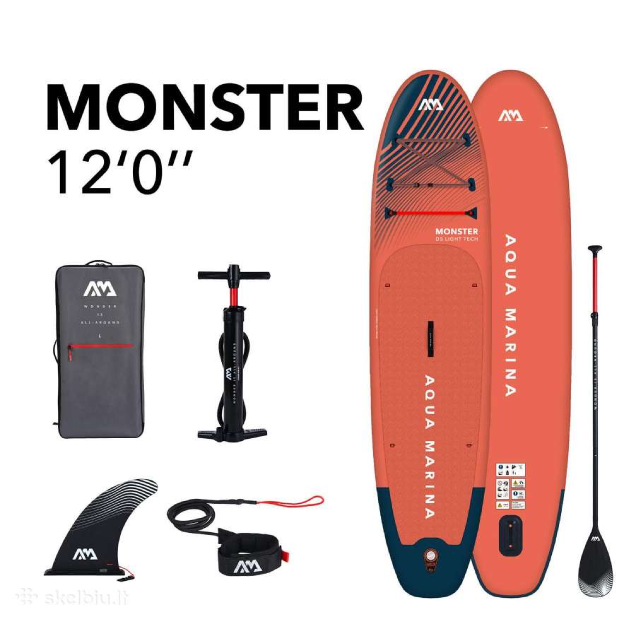 Irklentė Aqua Marina Monster 366x84x15 cm Bt-23mop