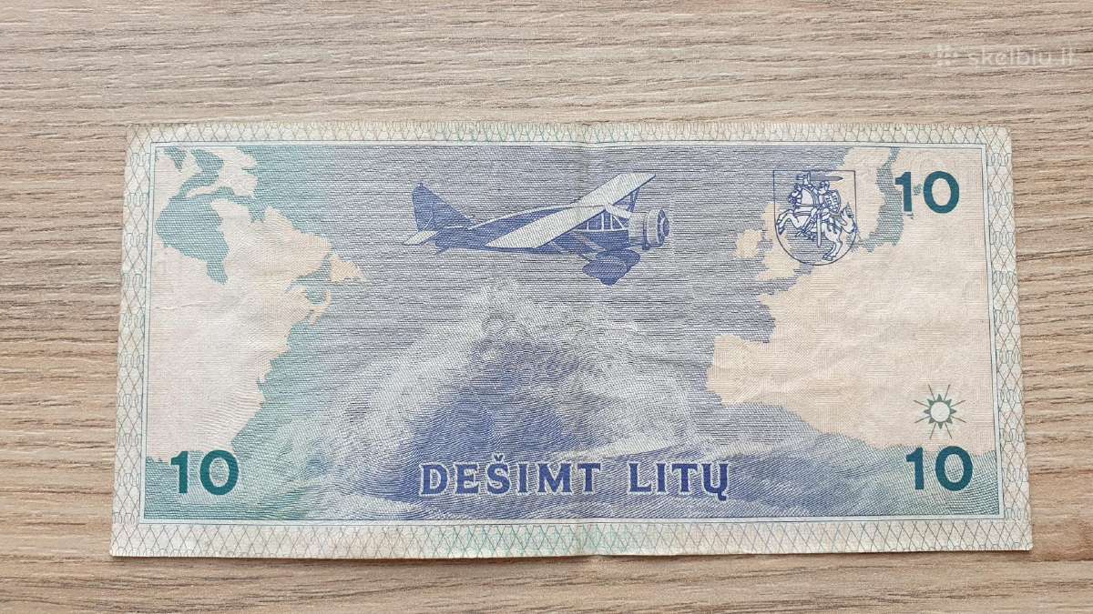 1993 metu 10 litu - nuotraukos Nr. 2