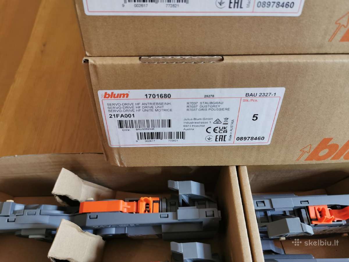 Blum Servo-drive furnitūra - nuotraukos Nr. 2