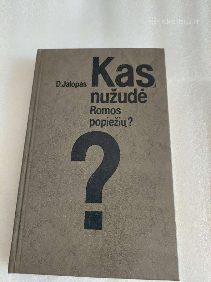 Kas nužudė Romos popiežių?