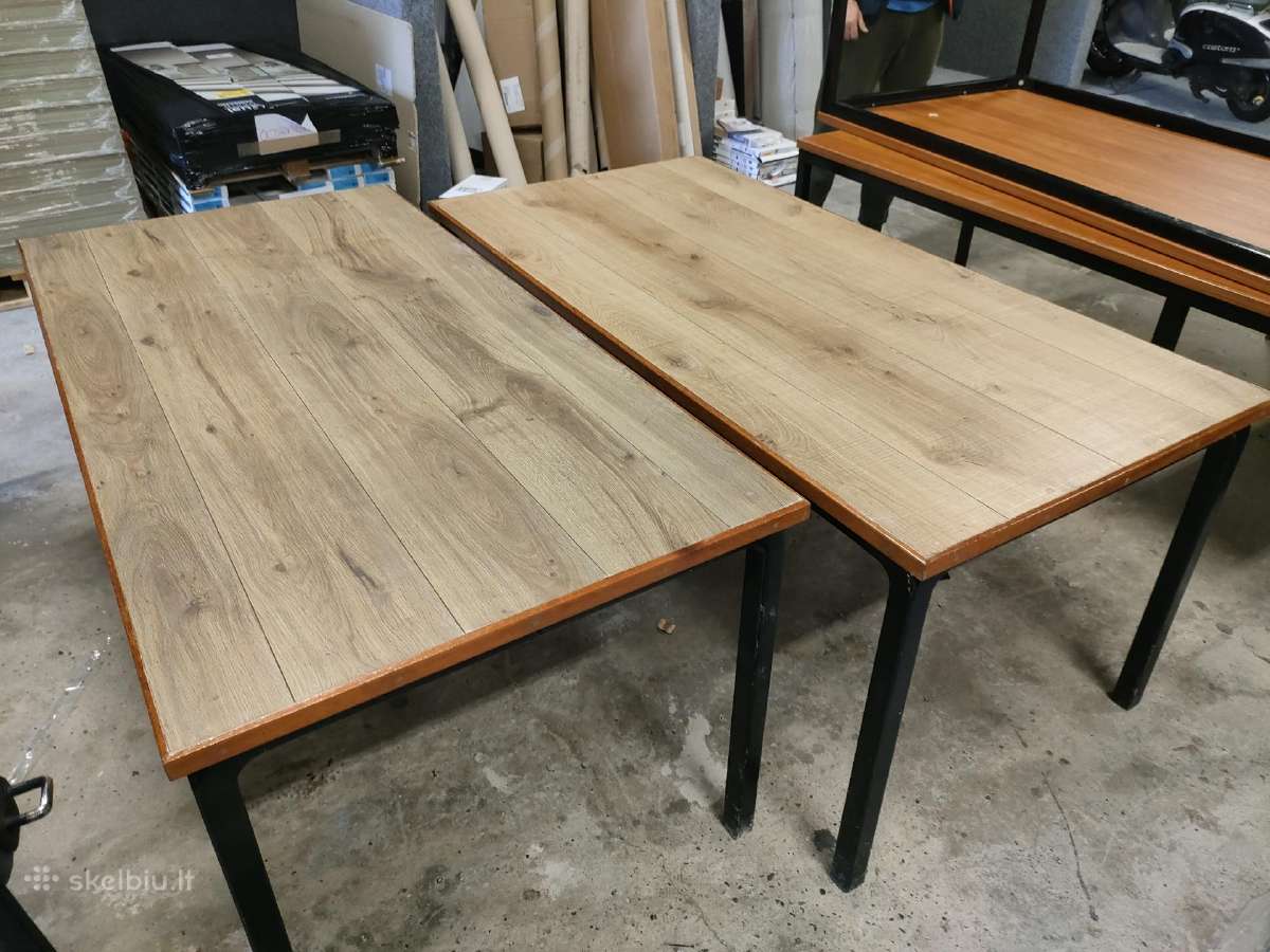 Kavines restorano stalai / stalas - 5 vnt
