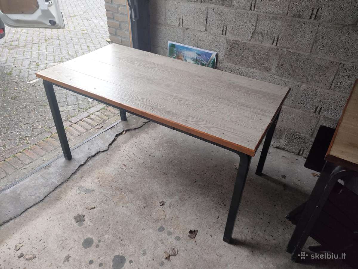 Kavines restorano stalai / stalas - 4 vnt - nuotraukos Nr. 3