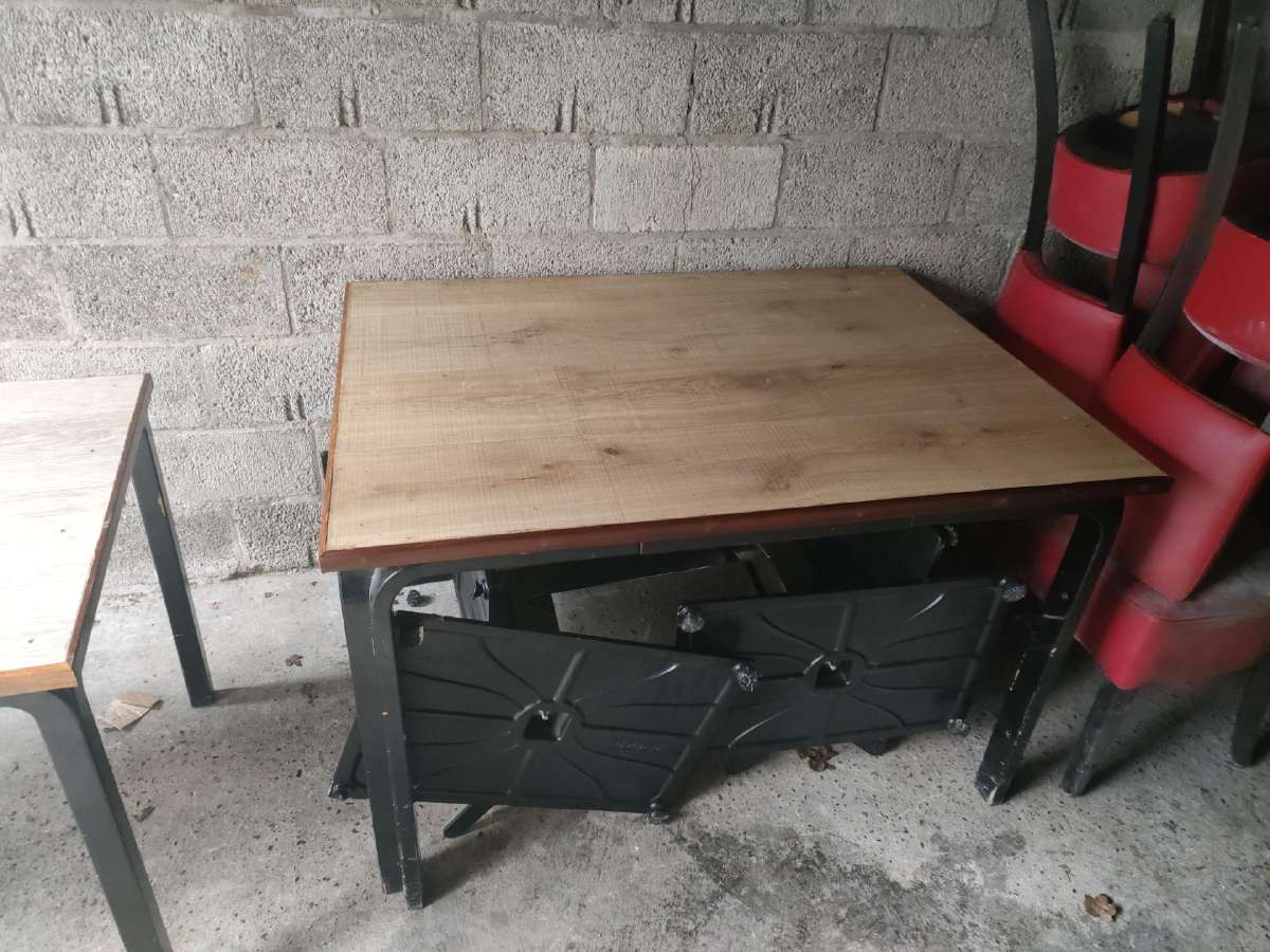 Kavines restorano stalai / stalas - 4 vnt - nuotraukos Nr. 4