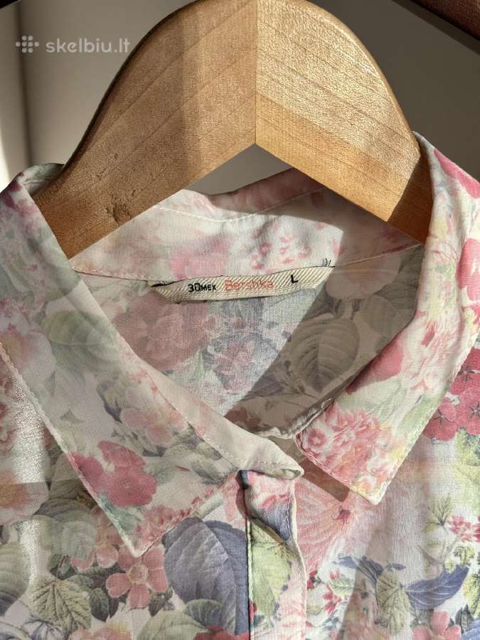Bershka gėlėti marškiniai - nuotraukos Nr. 2