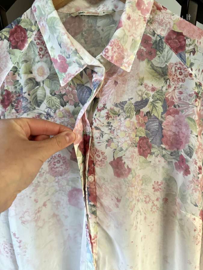 Bershka gėlėti marškiniai - nuotraukos Nr. 10