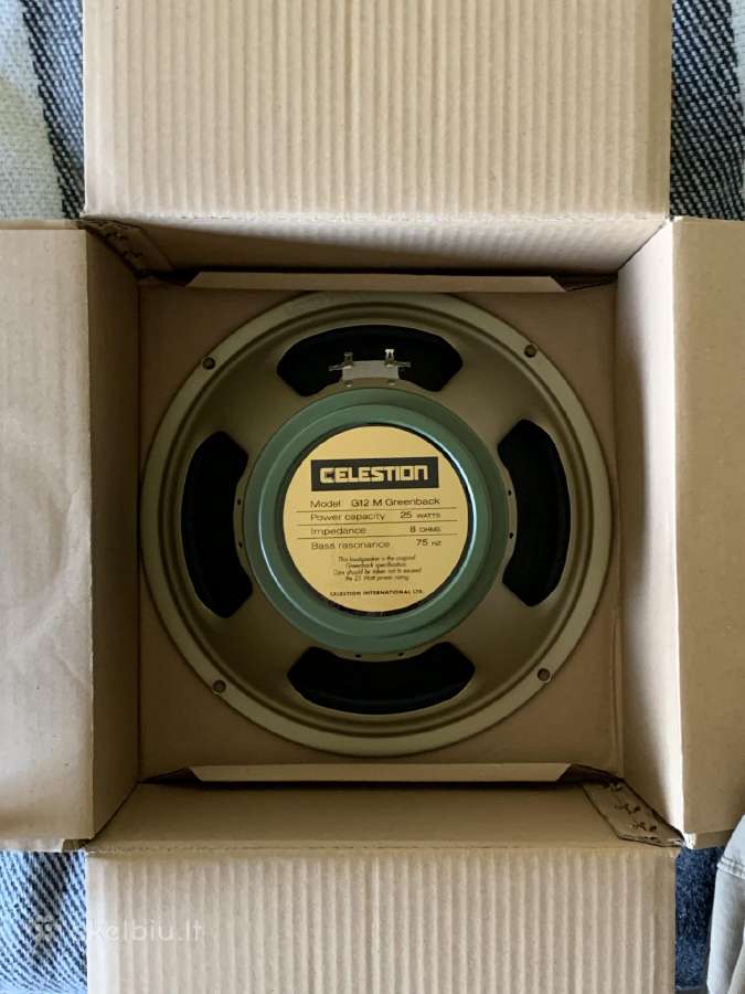 12" Greenback 8ohm 25w - nuotraukos Nr. 7