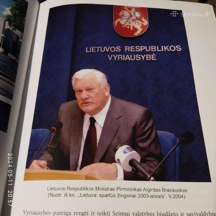 Premjero A. Brazausko autografas - nuotraukos Nr. 6