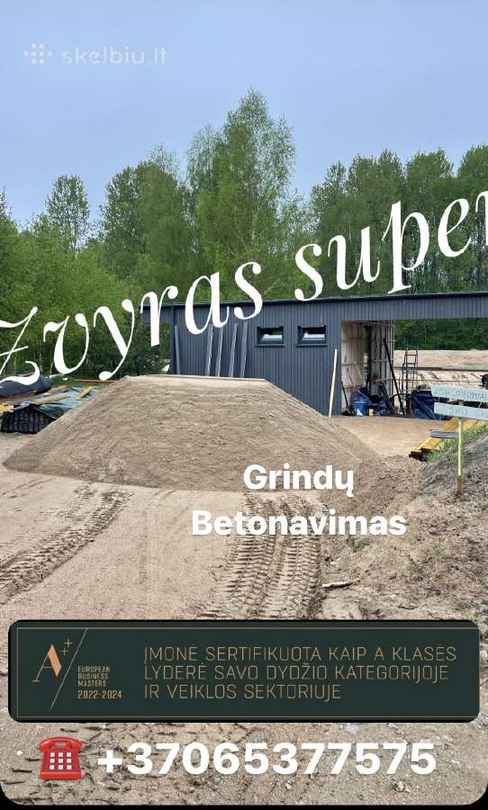 Žvyras pagrindam.skalda.smėlis pagrindu paruošimas - nuotraukos Nr. 12
