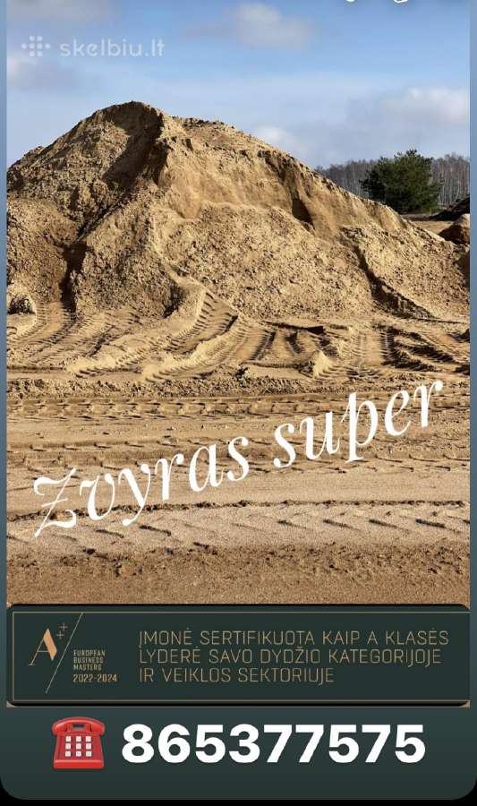 Žvyras pagrindam.skalda.smėlis pagrindu paruošimas - nuotraukos Nr. 6