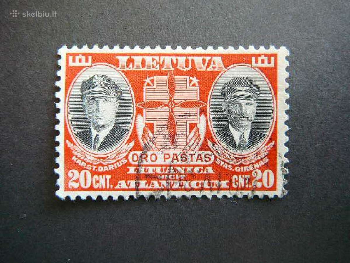 Lietuva 1934 Darius ir Girenas 20sk. lit385a