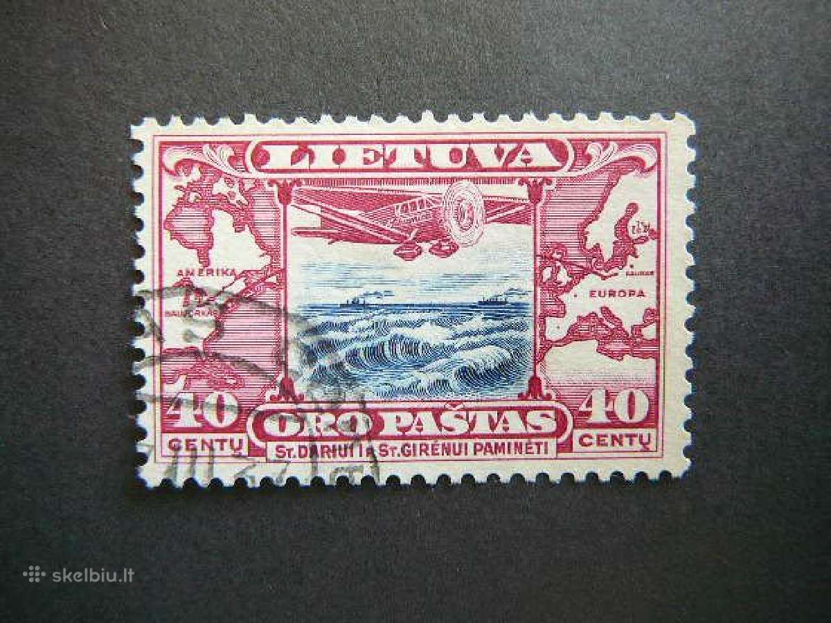 Lietuva 1934 Darius ir Girenas 40sk. lit386a