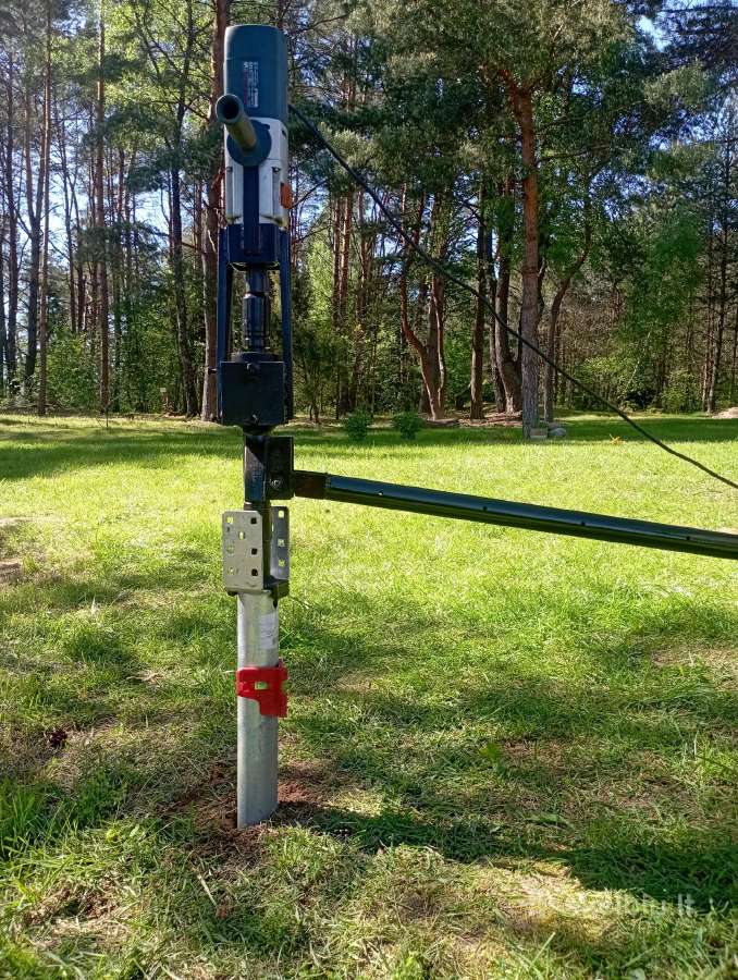 Sraigtinių polių sukimo/montavimo įrangos nuoma