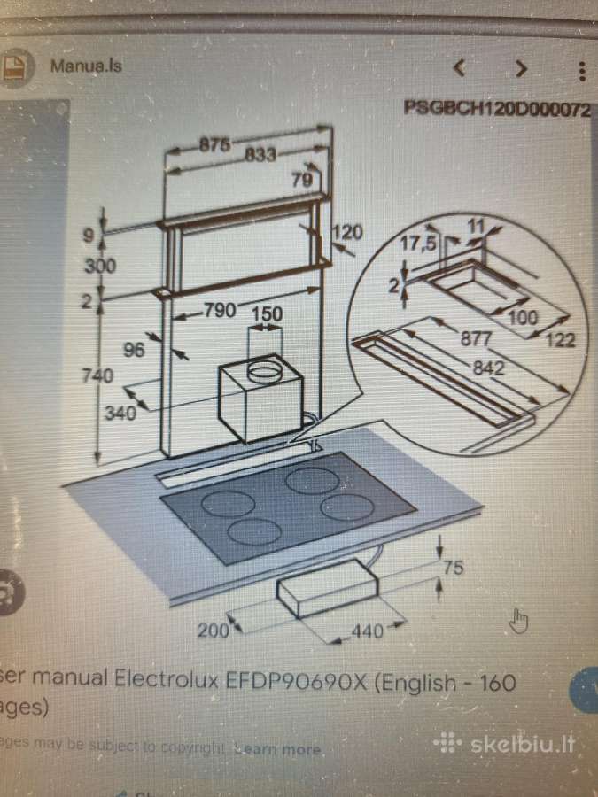 Naujas Electrolux Efdp90690x + garantija - nuotraukos Nr. 2