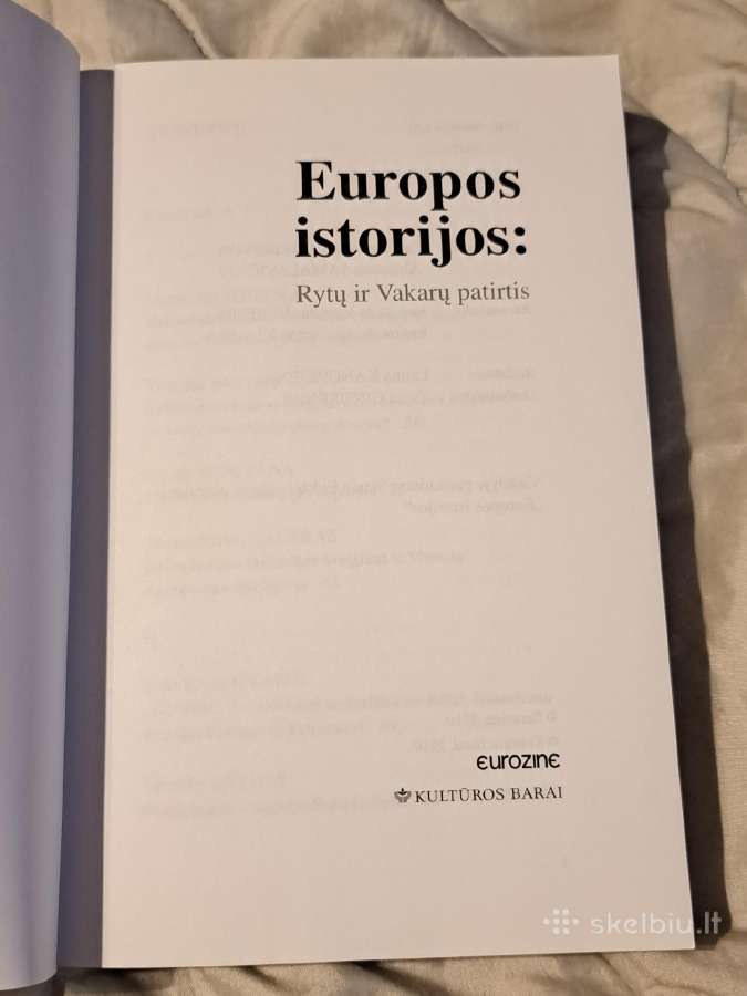 Europos istorijos: Rytų ir Vakarų patirtis - nuotraukos Nr. 2