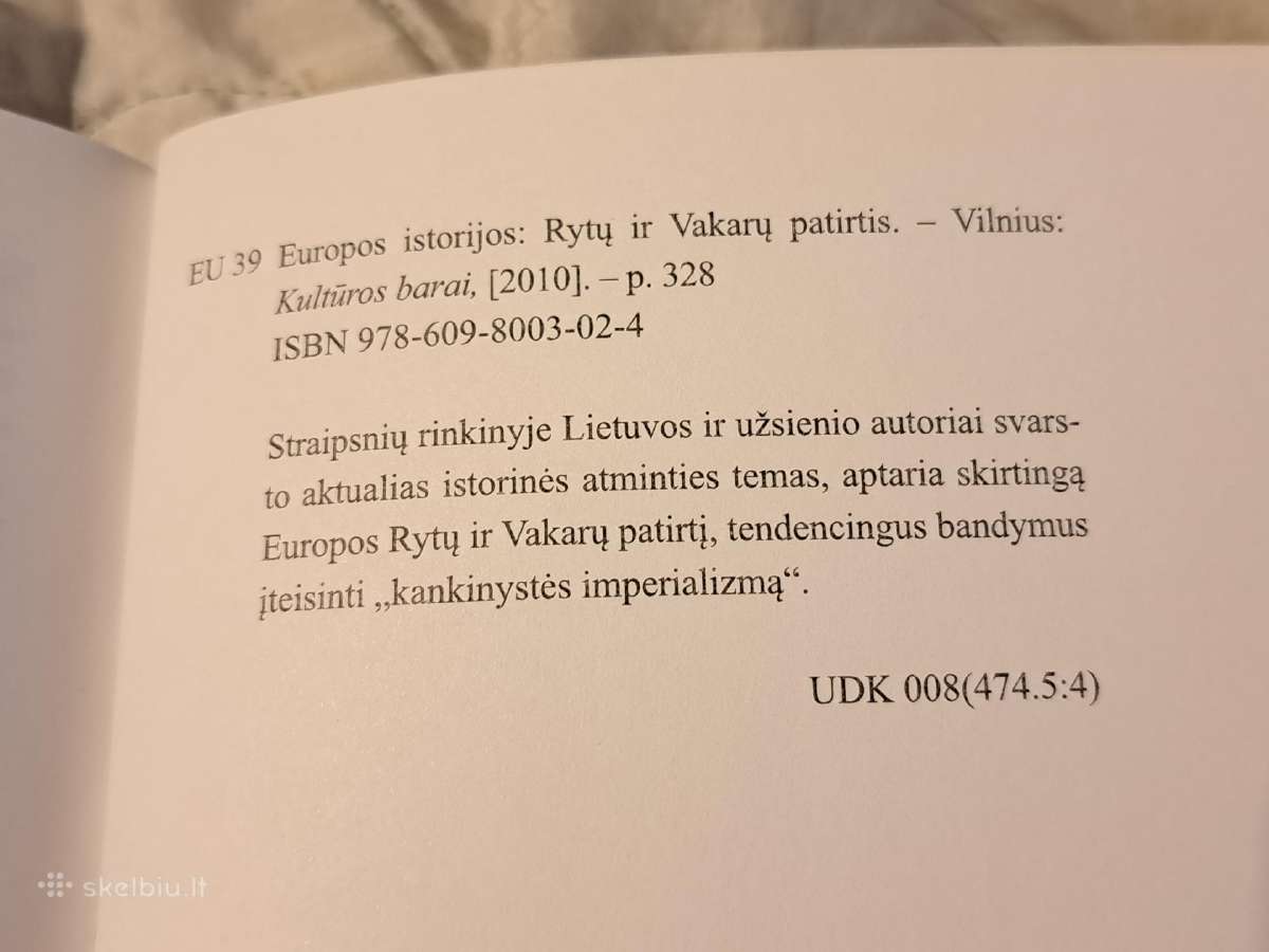 Europos istorijos: Rytų ir Vakarų patirtis - nuotraukos Nr. 5