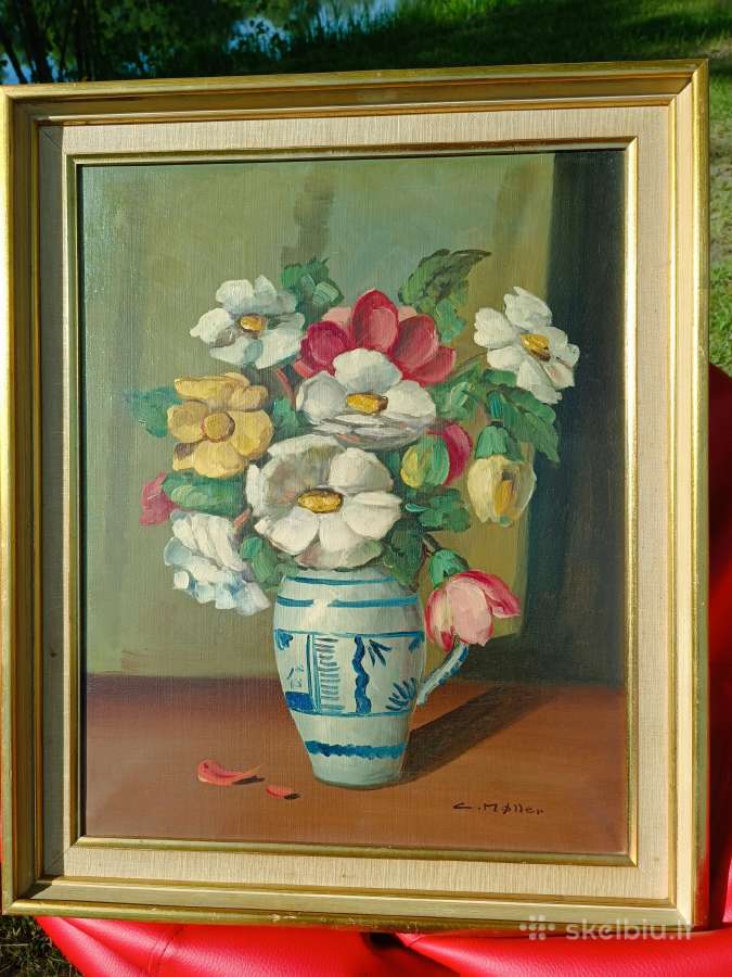 Antikvarinis Carl Mller paveikslas - nuotraukos Nr. 3
