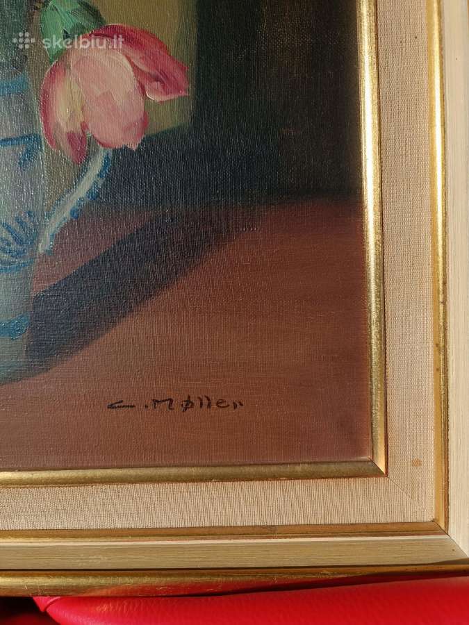 Antikvarinis Carl Mller paveikslas - nuotraukos Nr. 4