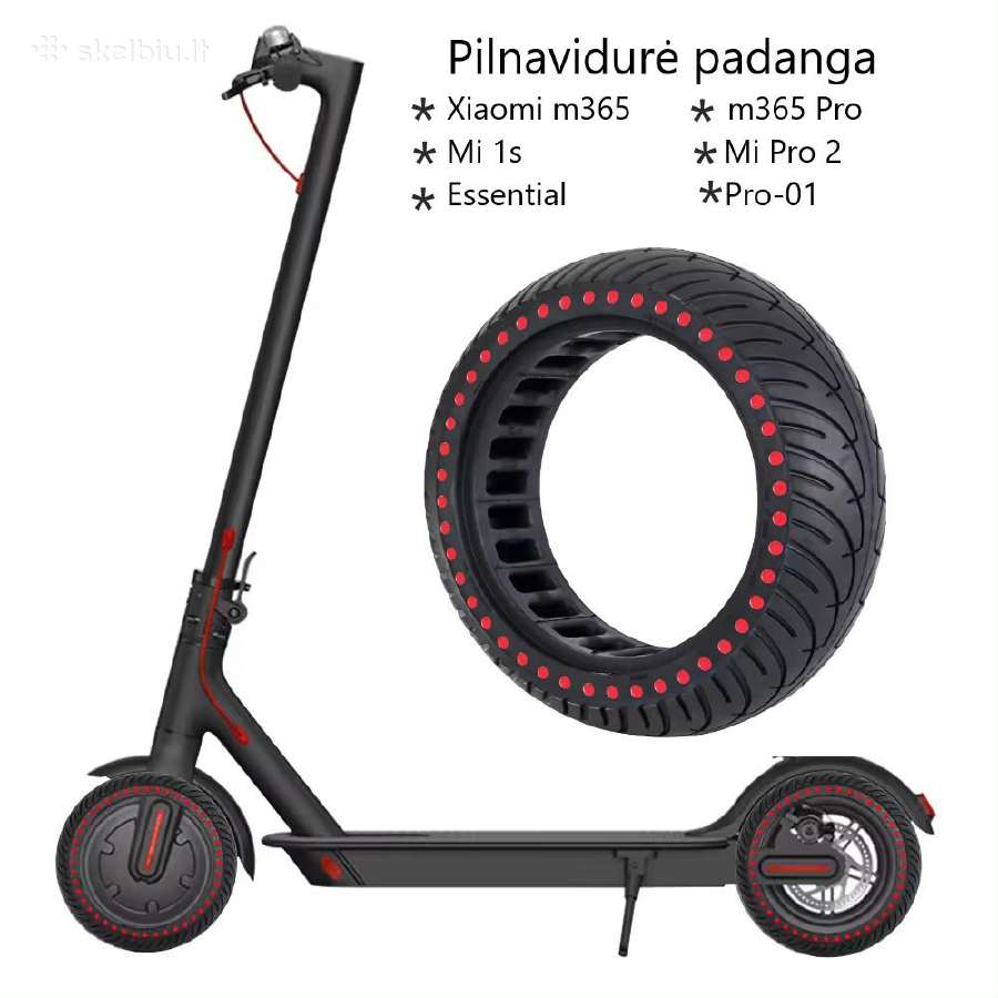 Xiaomi m365 paspirtuko beorė/pilnavidurė padanga - nuotraukos Nr. 5