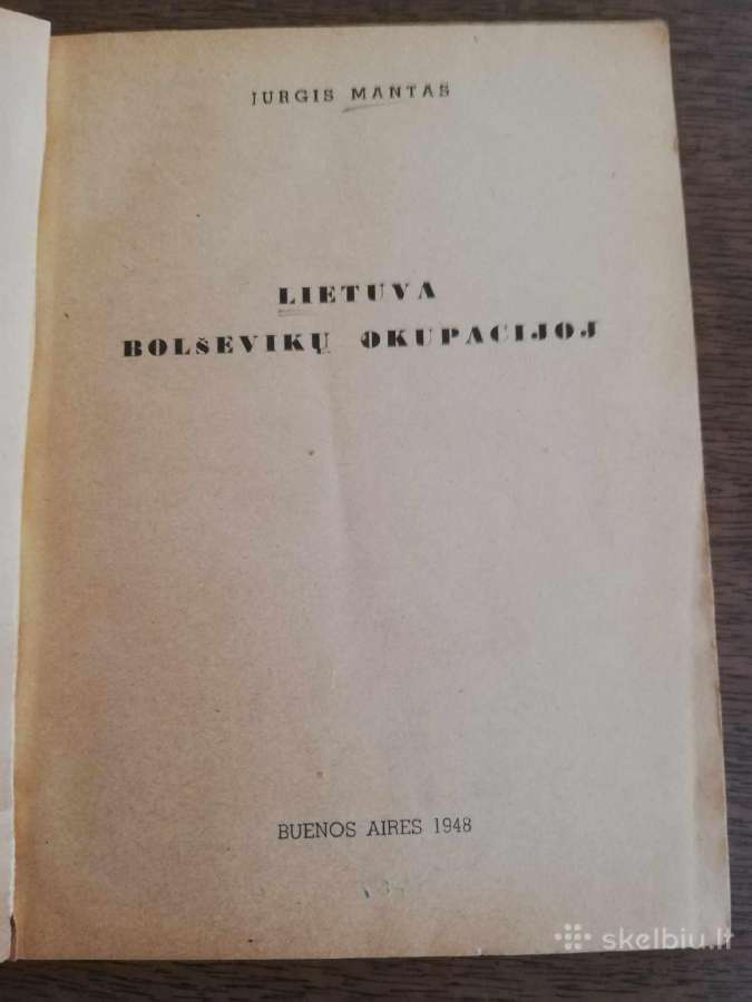 Lietuva bolseviku okupacijoi. 1948m - nuotraukos Nr. 2