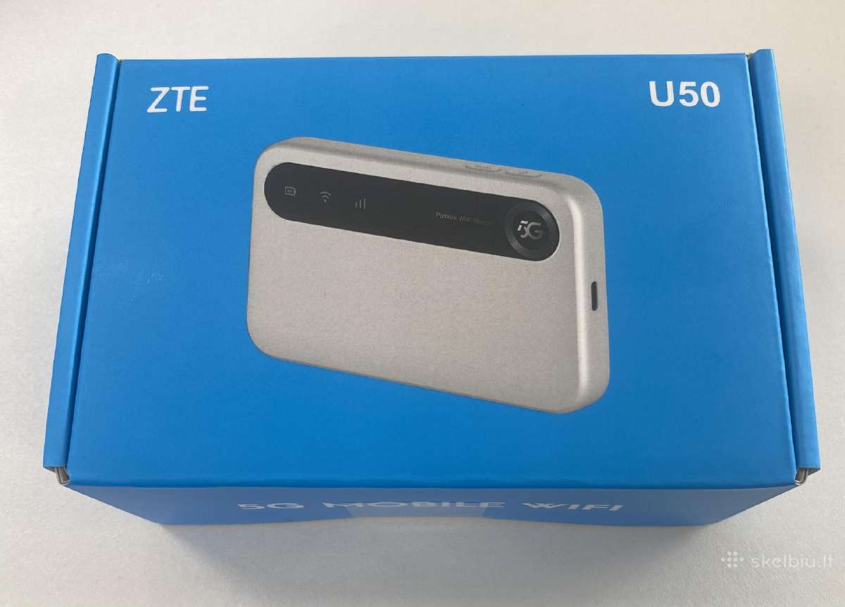 5G modemas su 4500 mah baterija, jungtys antenom. - nuotraukos Nr. 2
