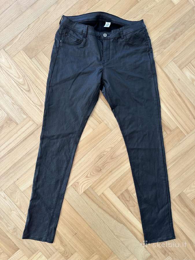 "Vaškinės" kelnės iš H&m - nuotraukos Nr. 2