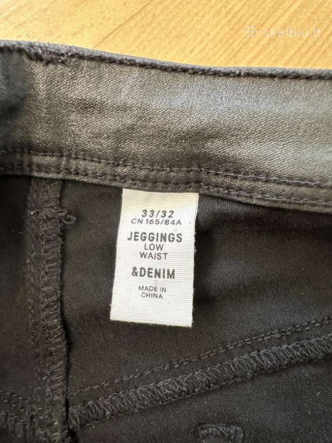 "Vaškinės" kelnės iš H&m - nuotraukos Nr. 4