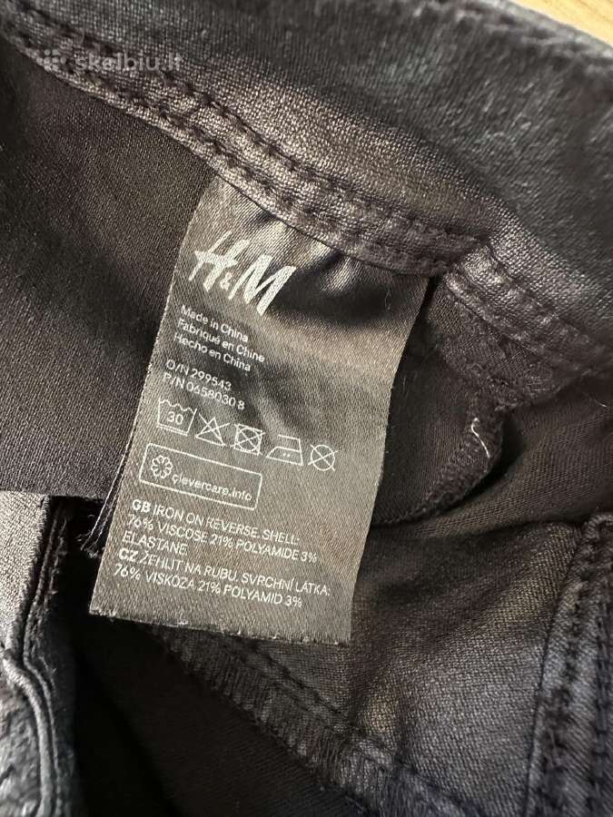"Vaškinės" kelnės iš H&m - nuotraukos Nr. 5