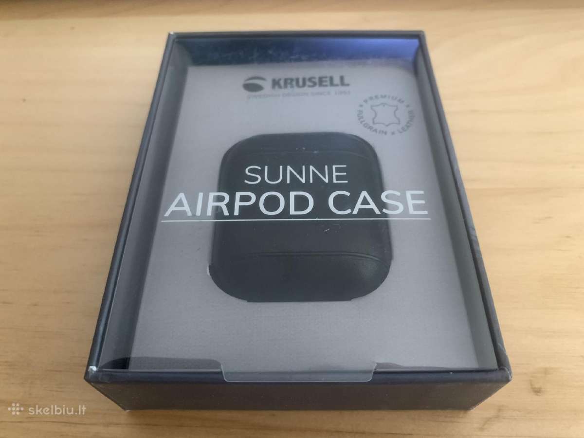 Odinis Krusell Sunne Airpod 1/2 Deklas, Juodas - nuotraukos Nr. 5