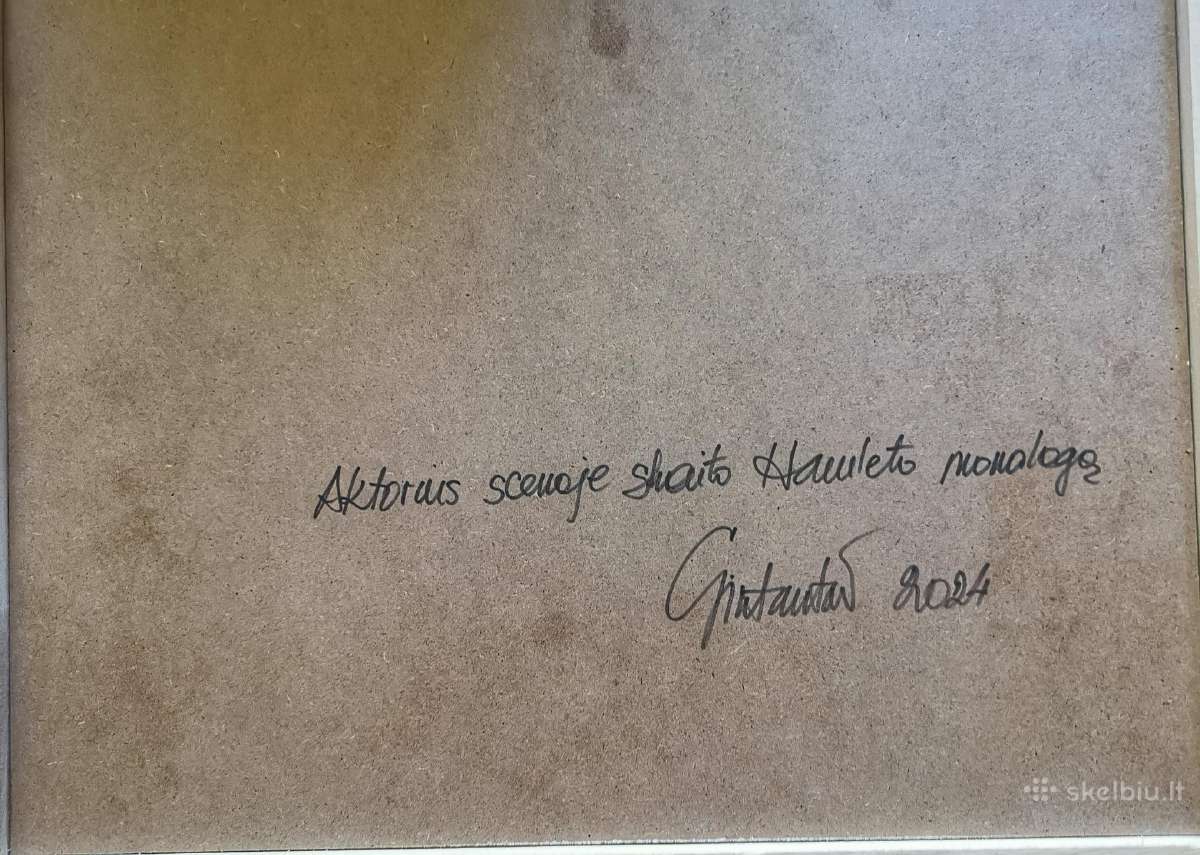 Paveikslas Aktorius skaito monologa - nuotraukos Nr. 2