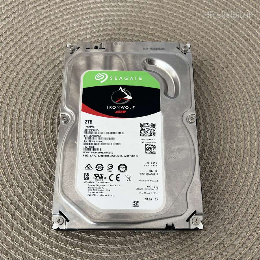 Seagate Ironwolf 2tb HDD - Skelbiu.lt