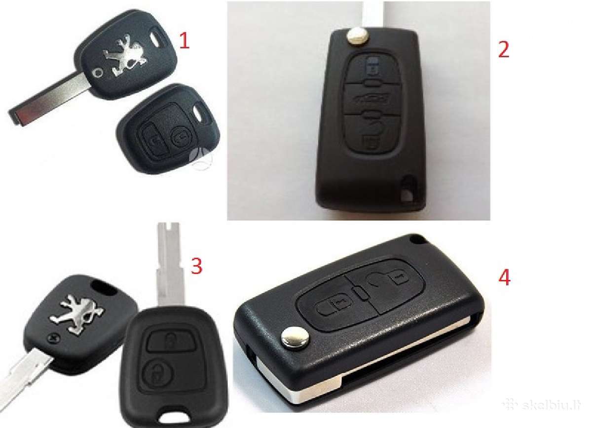 Citroen raktai korpusas raktas 0-616-96777 - nuotraukos Nr. 8