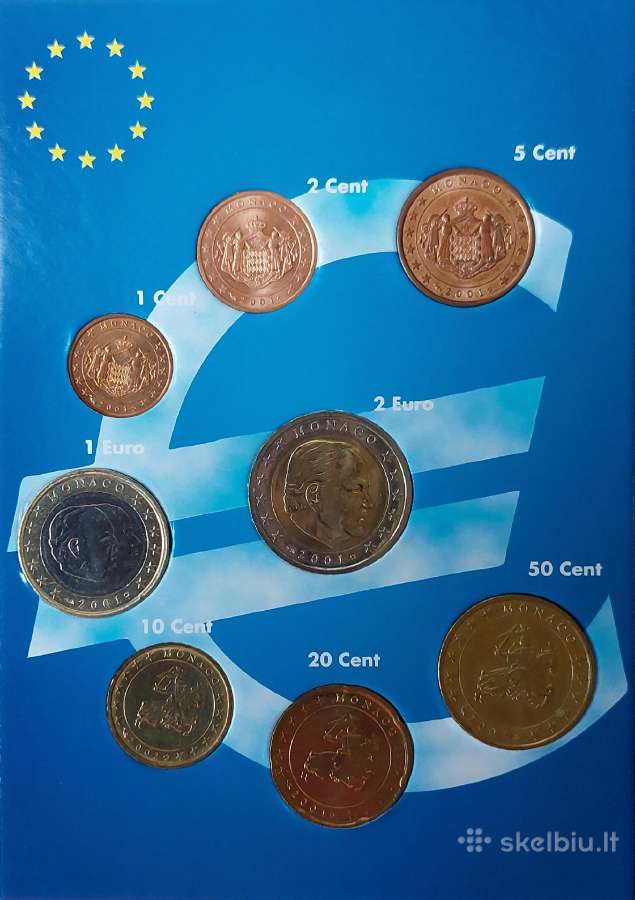 Apyvartinės euru monetos - nuotraukos Nr. 14