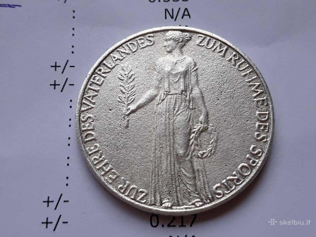 Vokietija medalis sidabras Olimpiada 1936 - nuotraukos Nr. 2