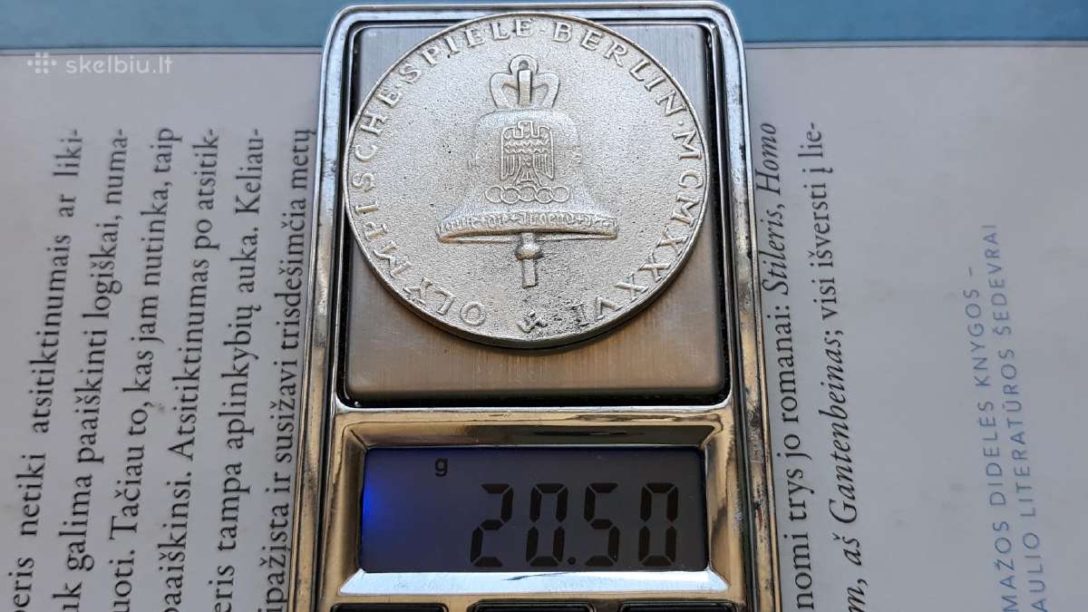 Vokietija medalis sidabras Olimpiada 1936 - nuotraukos Nr. 3