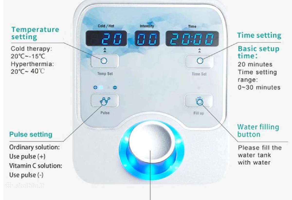 Dcool šalčio aparatas su elektroporacijos funkcija - nuotraukos Nr. 2