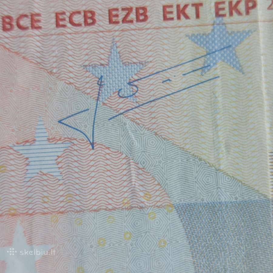50 Euro 2002 ,serie Z - Belgium ,Belgija . - nuotraukos Nr. 7