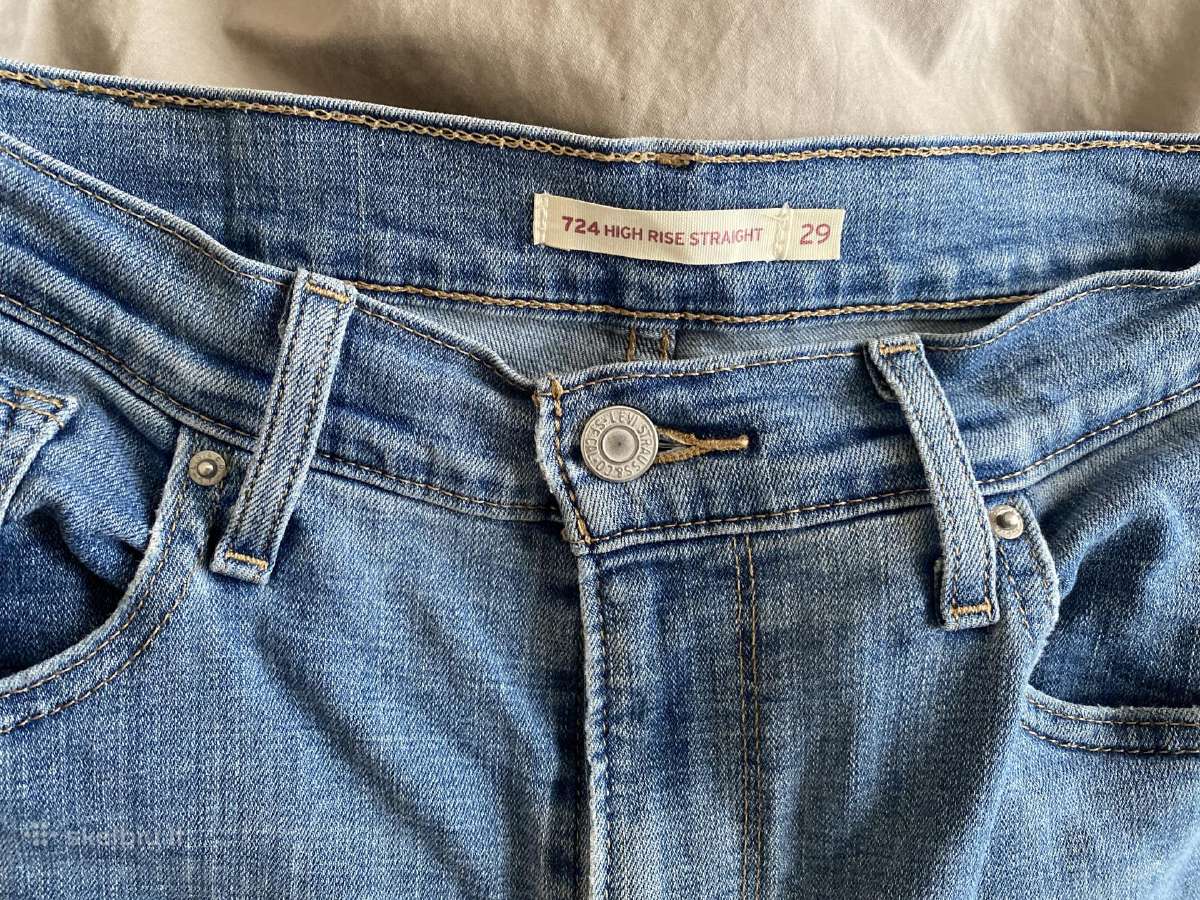 Mot. džinsai Levis 724 High Rise (aukštas liemuo) - nuotraukos Nr. 3