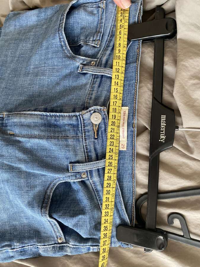 Mot. džinsai Levis 724 High Rise (aukštas liemuo) - nuotraukos Nr. 7