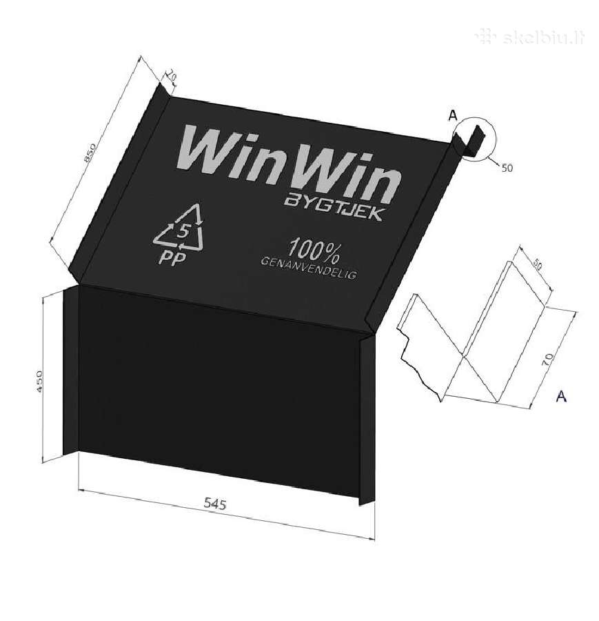 Difuzijai atviros stogo plokštės "Win Win"