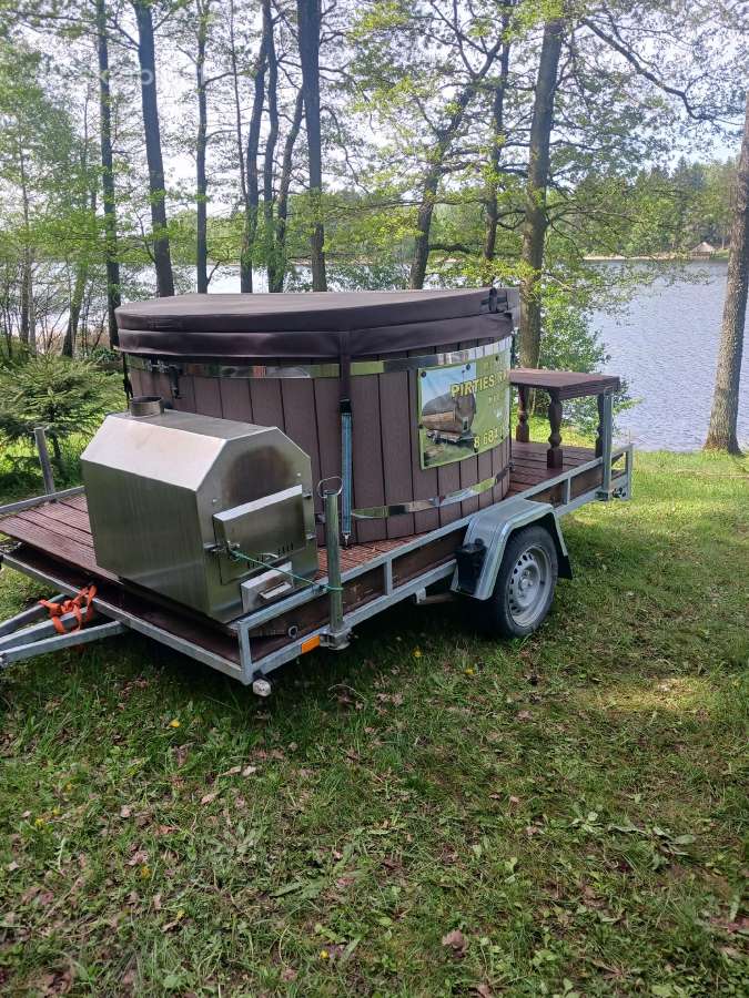 Mobilus kubilas su Jacuzzi! Mobili pirtis! Nuoma