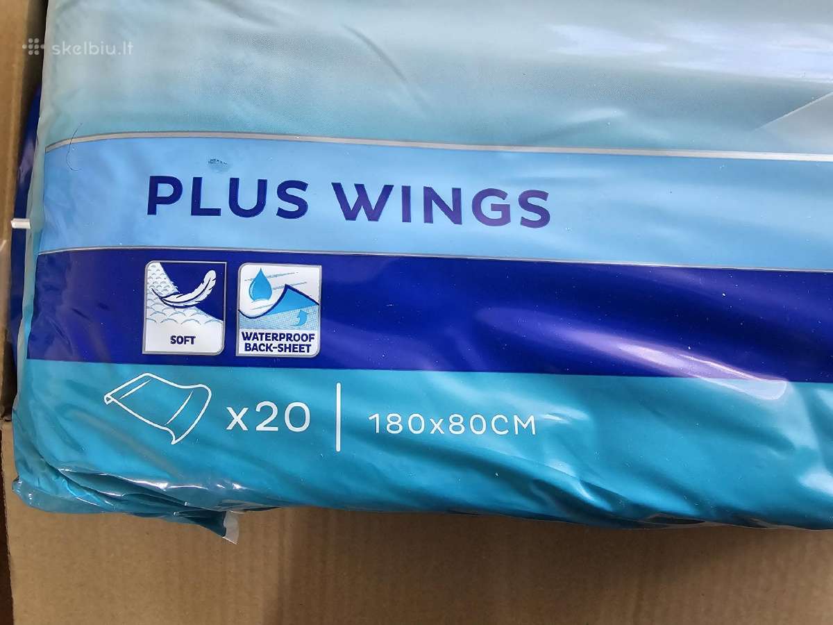 Paklodės Tena 180x80 pakuotė 20 vnt. Yra 4 pak. - nuotraukos Nr. 3
