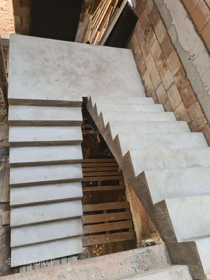 Laiptu betonavimas, betonavimo darbai - nuotraukos Nr. 16