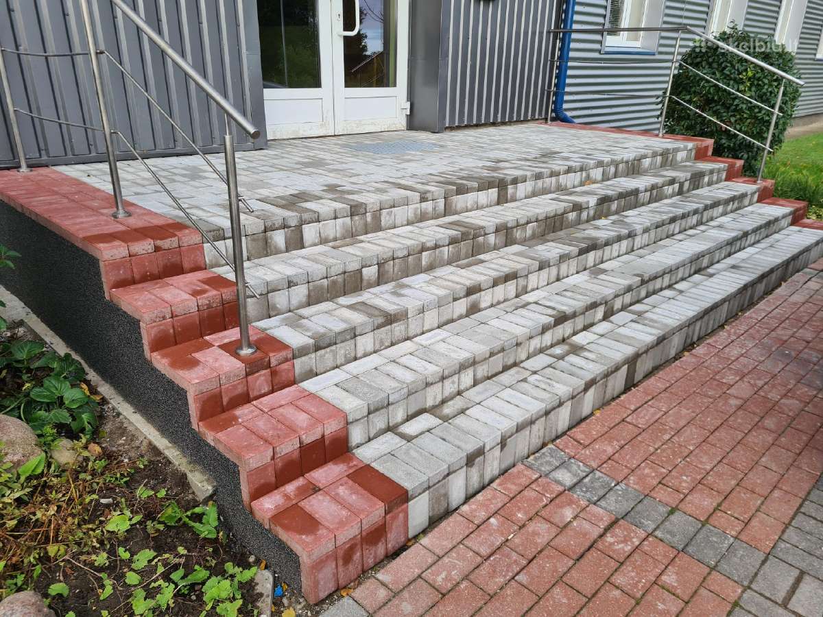 Laiptu betonavimas, betonavimo darbai - nuotraukos Nr. 31