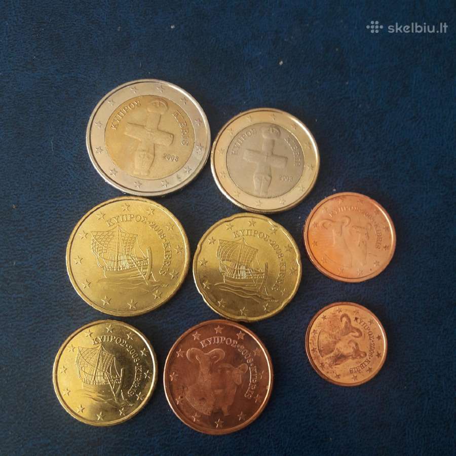 Parduodu euro monetas