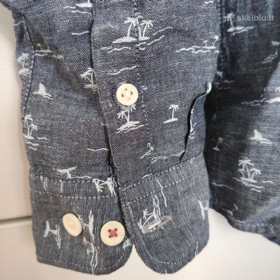 „jack&jones“ pilki medvilnės su linu marškiniai - nuotraukos Nr. 8