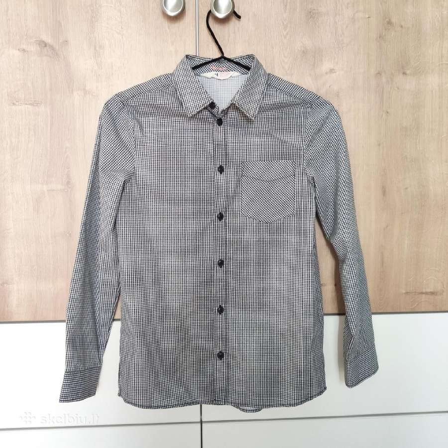 Marškiniai „h&m“ smulkiais langeliais