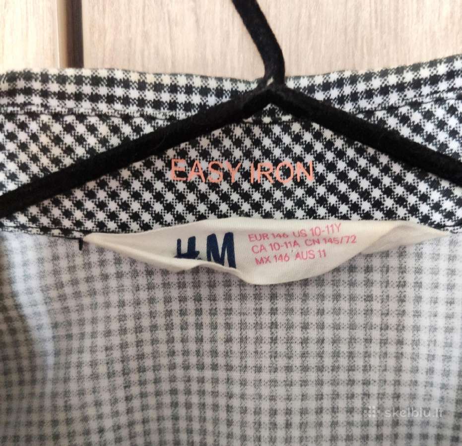 Marškiniai „h&m“ smulkiais langeliais - nuotraukos Nr. 2