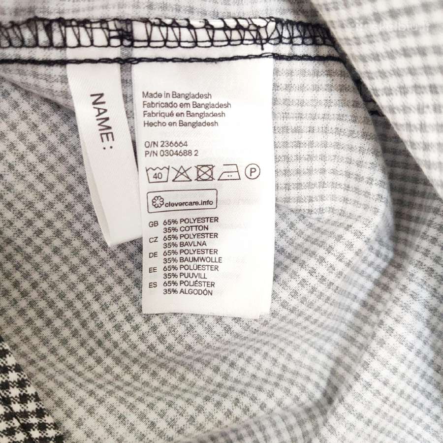 Marškiniai „h&m“ smulkiais langeliais - nuotraukos Nr. 5