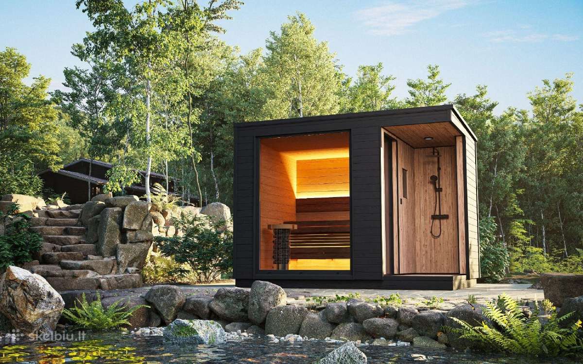 Karkasine moduline pirtis - nuotraukos Nr. 2